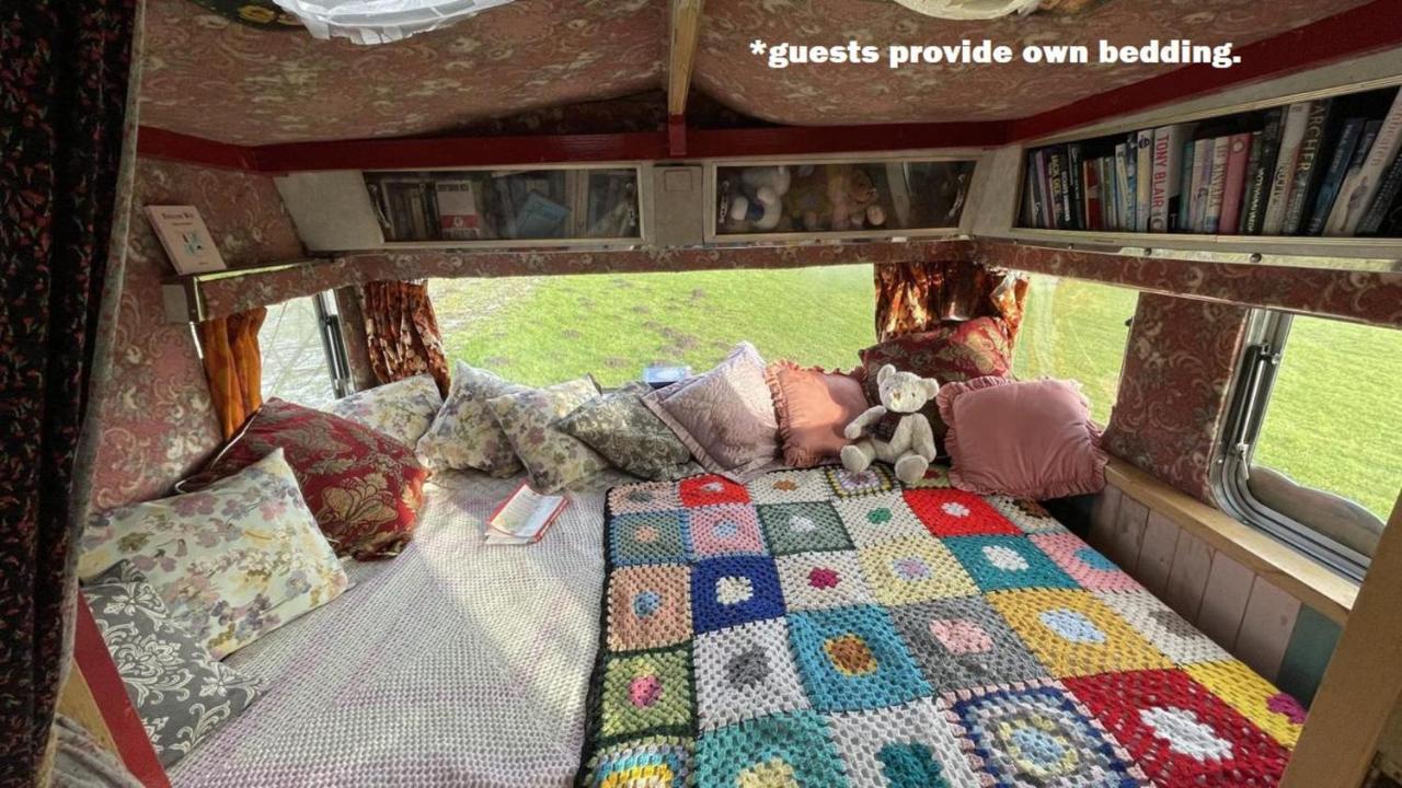2 X Double Bed Glamping Wagon At Dalby Forest Scarborough Ngoại thất bức ảnh