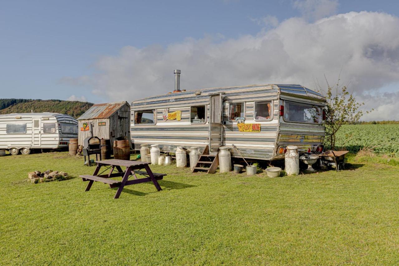 2 X Double Bed Glamping Wagon At Dalby Forest Scarborough Ngoại thất bức ảnh